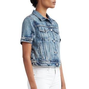 hudson short sleeve denim jacket